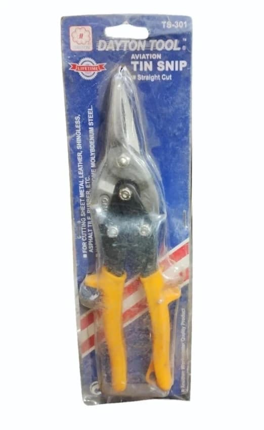 Size: 10 Inch Dayton Tool Aviation Tin Snip Straight Cutter