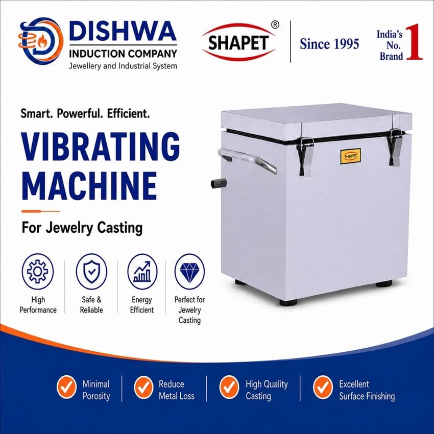 Vibrating Polishing Machine, Capacity: 1 kg, 0.5 HP