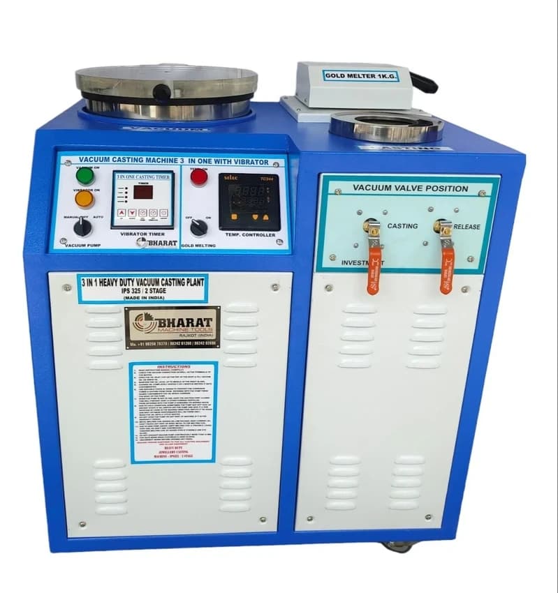 Electric 3 in 1 Jewellery Cast in g Mach in e, Vacuum Pump Capacity: 300 LPM