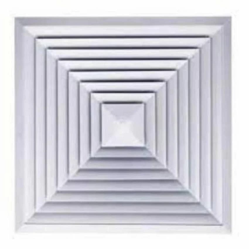 Polished Square Ceiling Diffuser, For Industrial