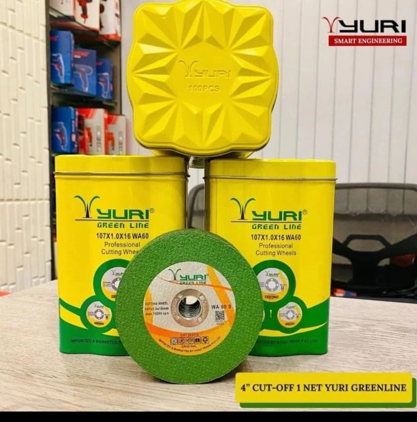 4 Inch Yuri Green Line Cutting Wheel