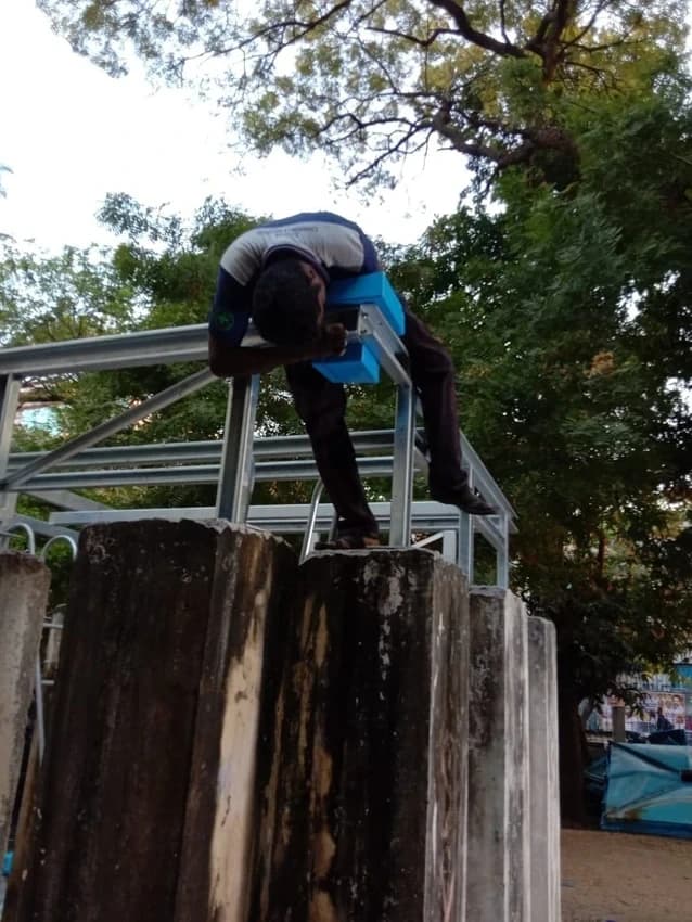 Closed Loop Frp Cooling Towers Repairing Service, Induced Draft, Cooling Capacity: 300 Litre