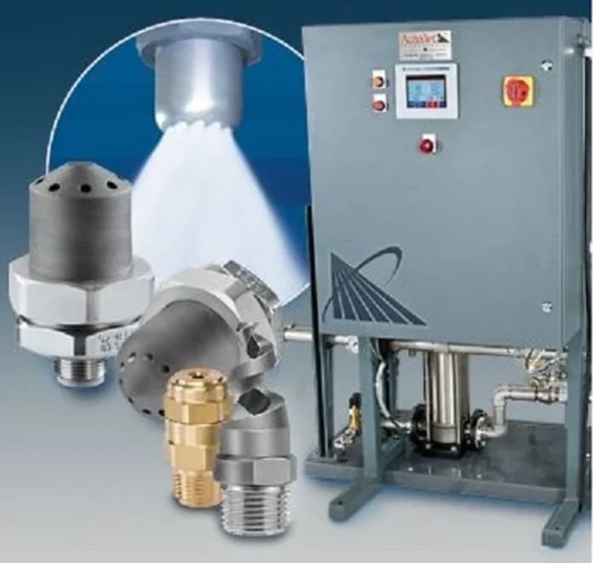 Stainless Steel Gas Cooling System - AutoJet for Industrial Use