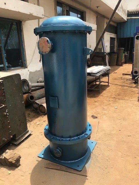 Mild Steel Heat Exchanger, For nitrogen gas plant, 20 Degree Celsius