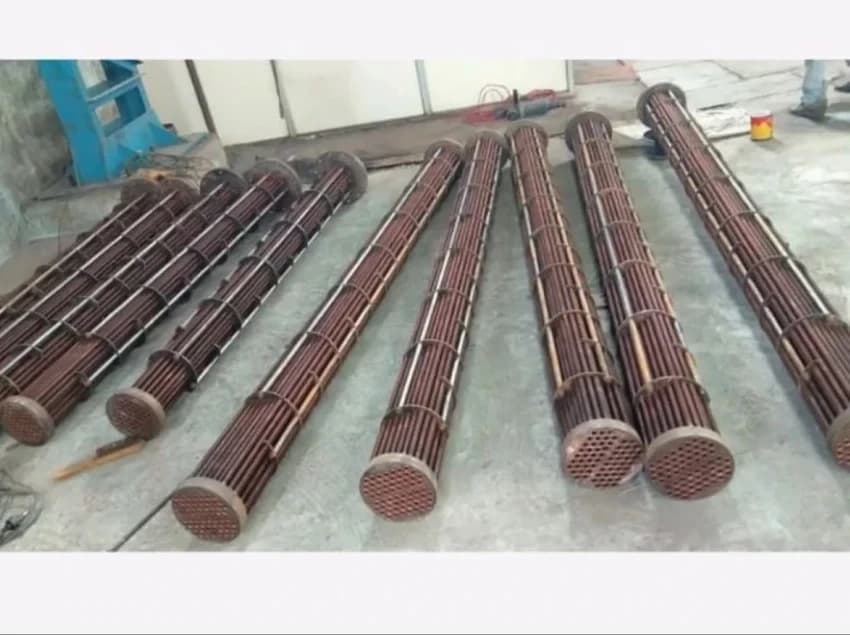 Heat Transfer Plates Oil Cooler Tube Bundle