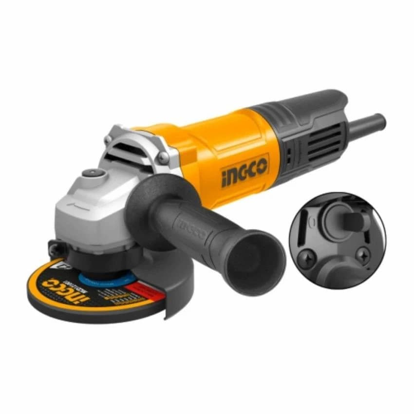 Ingco AG900282 Angle Grinder, 4 inch, 900 W
