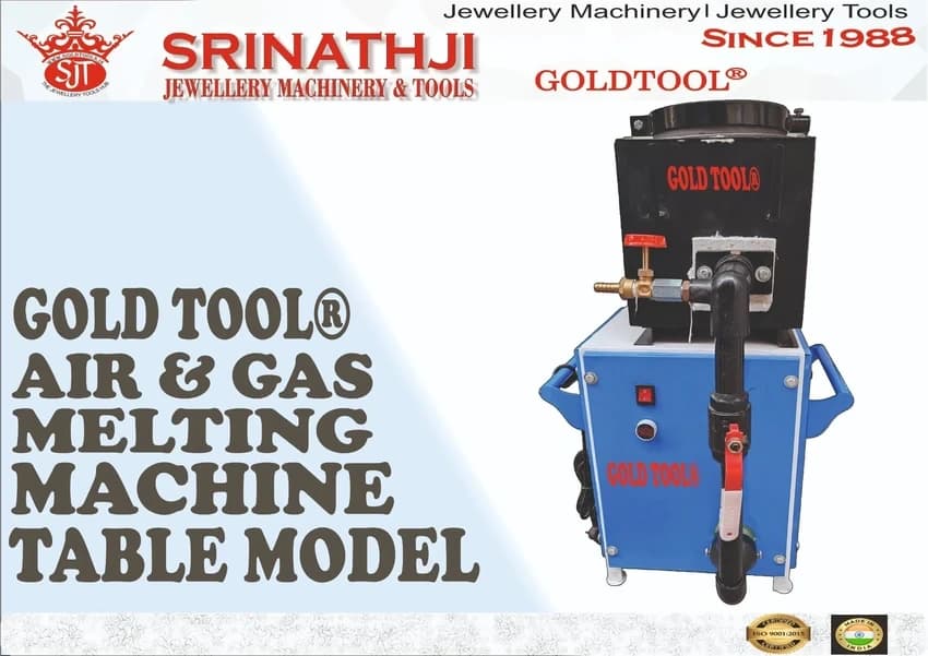 Air And Gas Powered Gold Melting Furnace, 1 kg