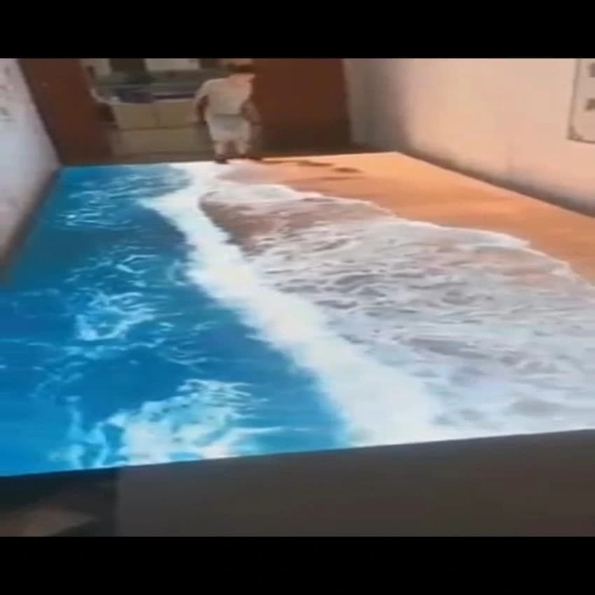 Interactive Floor Projection System