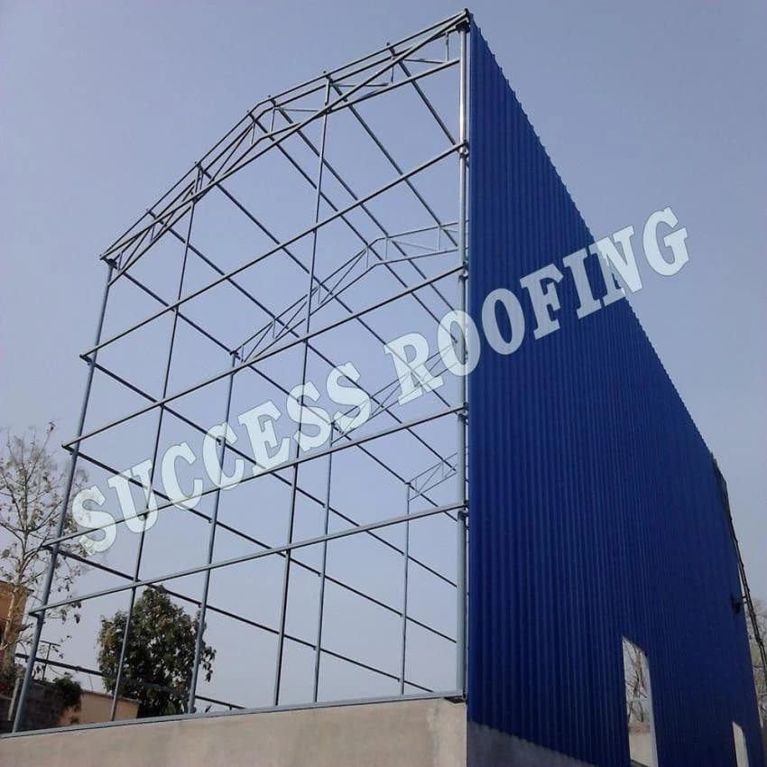 MS & PPGL Modular Badminton Court Roofing Fabrication