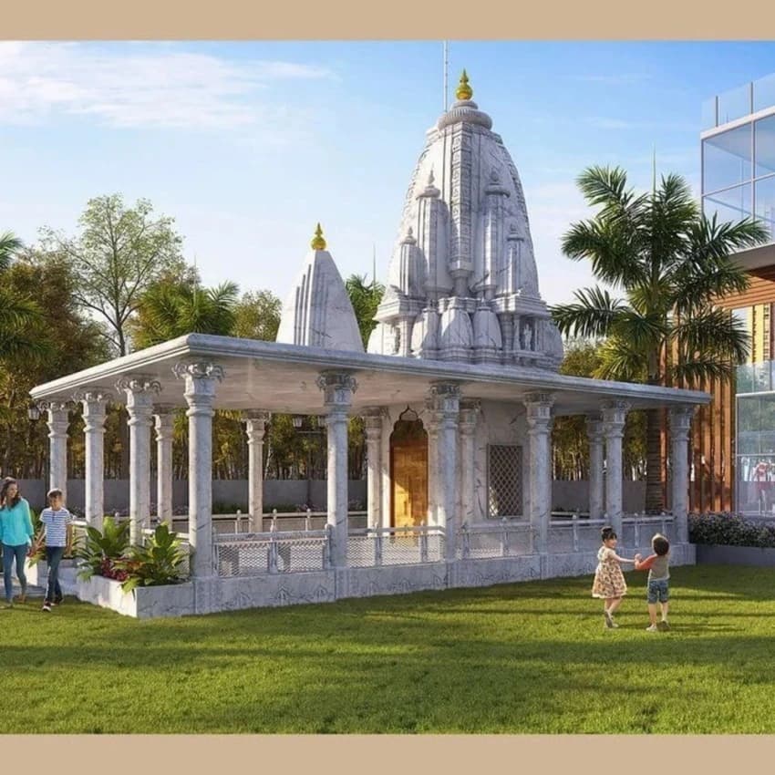Marble Temple Construction Service Depend On Size