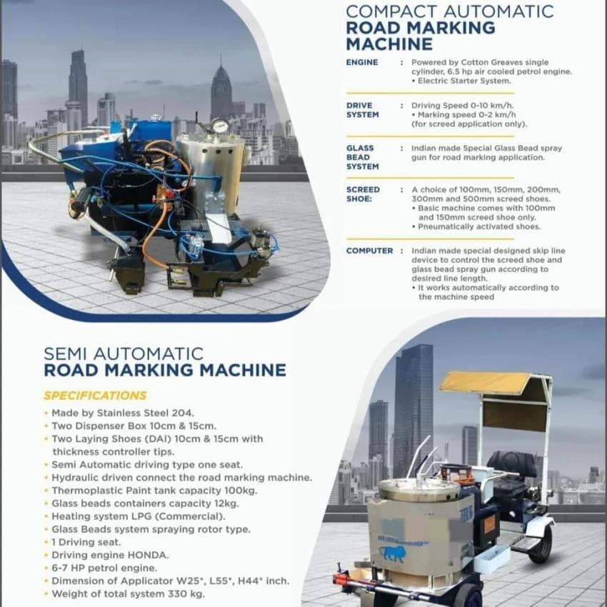 Thermoplastic Road Marking Machine
