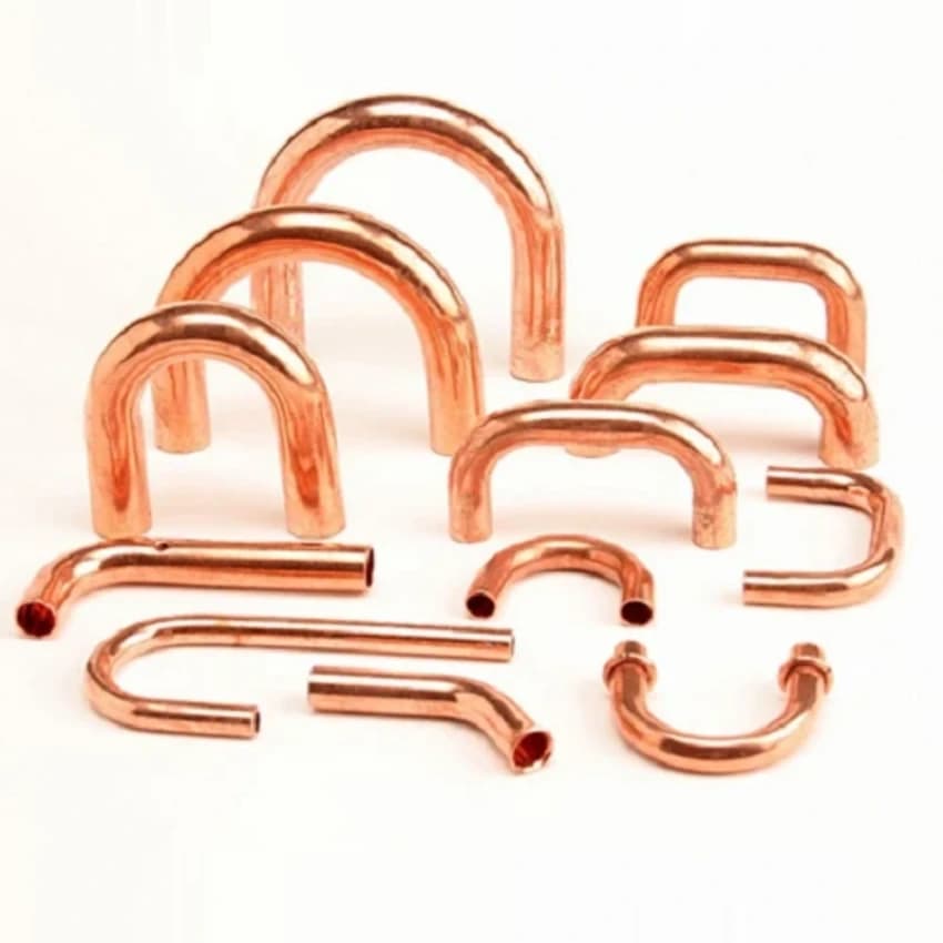 U-Shape Pipe Bending Service, Material - Copper