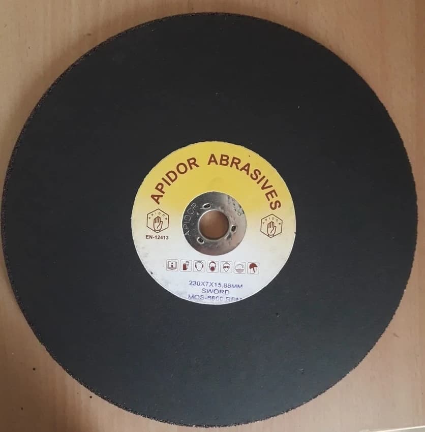 Round Depressed Centre Wheels 230 X 7 X 22.23 MM Sword