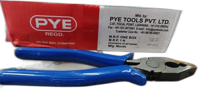 COMBINATION PLIER PYE, 7 Inch
