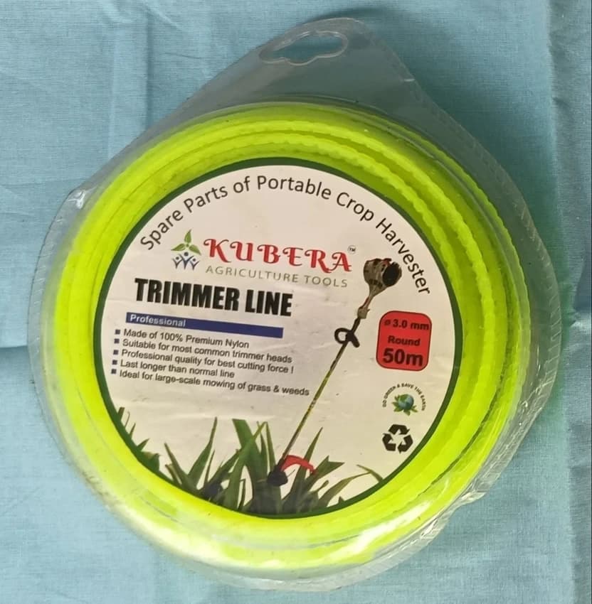 Nylon Trimmer Line Grass Cutter (Round, 3.0mm x 50m) for All Brush Cutters