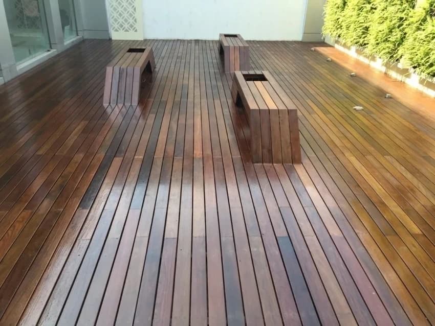Brazilian Solid Wooden Deck Flooring