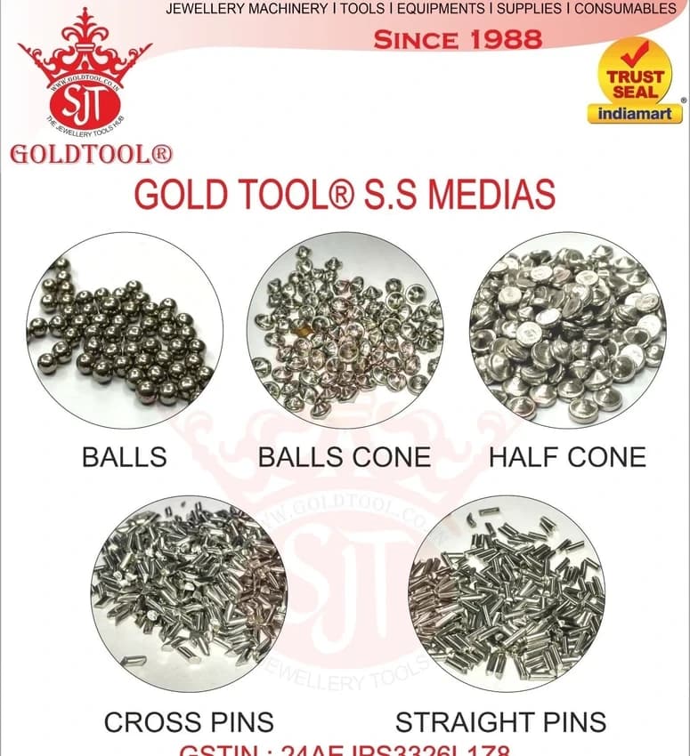Jewellery polishing media