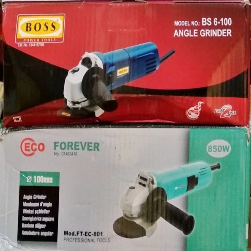 BOSS,ForeverEco Angle Grinder 4"" 6-100 / DW801, 1100rpm, 650W
