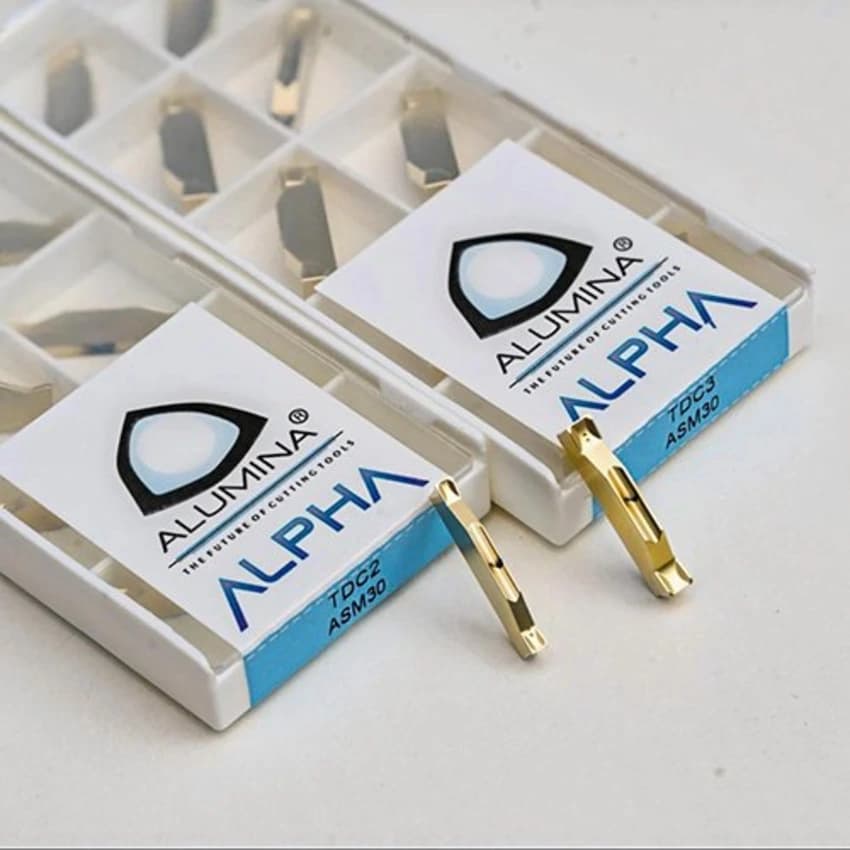 Alumina Alpha TDC2 ASM30 Carbide Grooving Insert