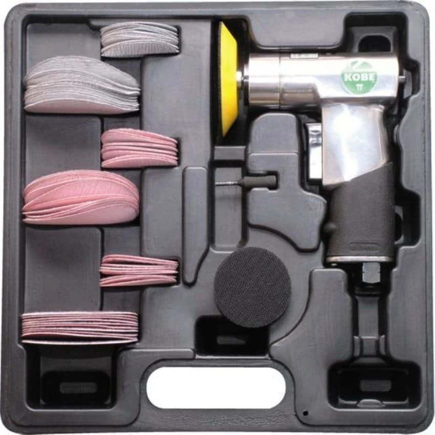 Kobe Mini Random Orbital Air Sander Kit FOS003MK
