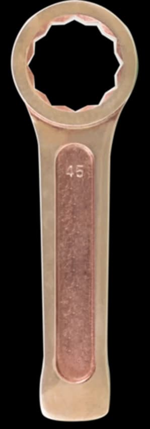 DENEERS NON SPARKING Slogging/Hammering Ring Spanner -60MM