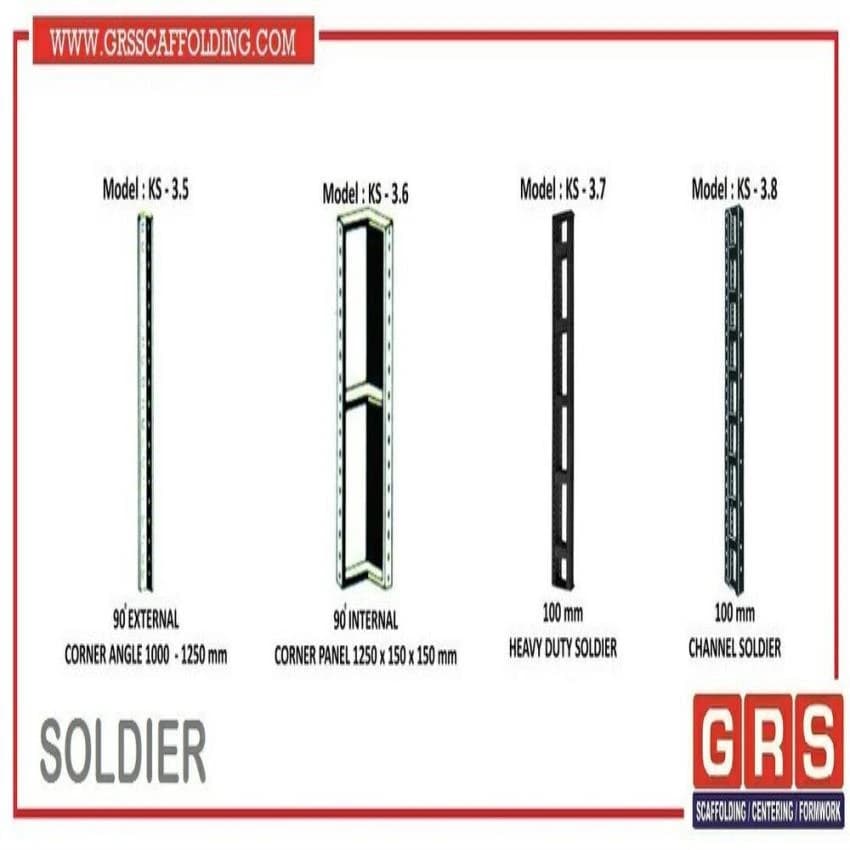 Stainless Steel Rectangular Scaffolding Soldier