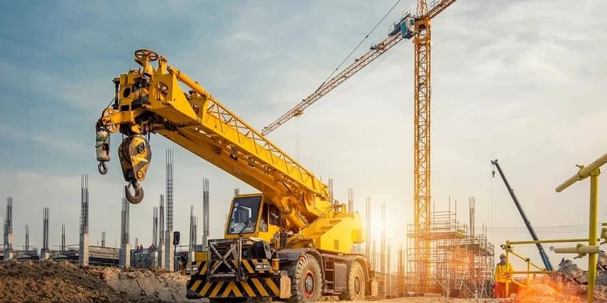 Mobile Crane Rental Service, Diesel