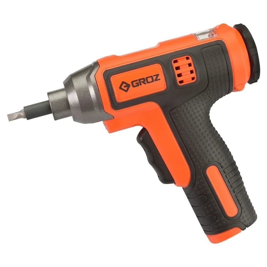 Chrome Vanadium Groz 4V Insta Drive Screwdriver, 48 x 200 x 274mm