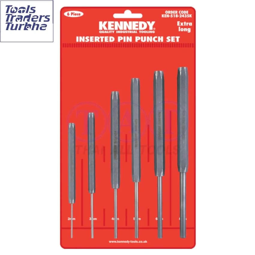 Kennedy Extra Length Insert Pin Punch Set