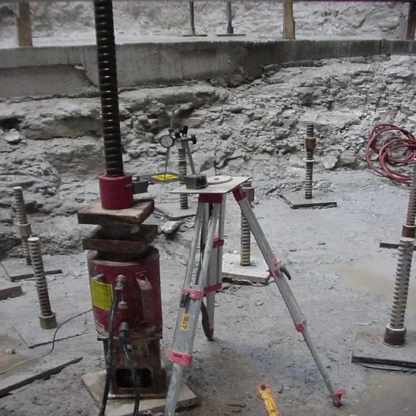 Rock Cutting and anchoring service