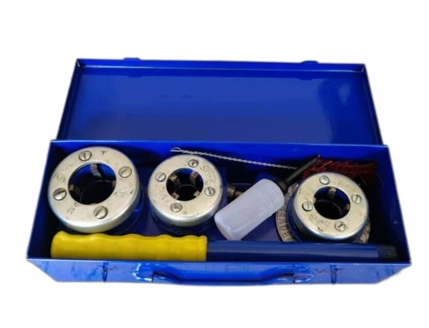 Smith Stainless Steel And Plastic Ratchet Pipe Die Threader Set, For Industrial, Packaging: Box
