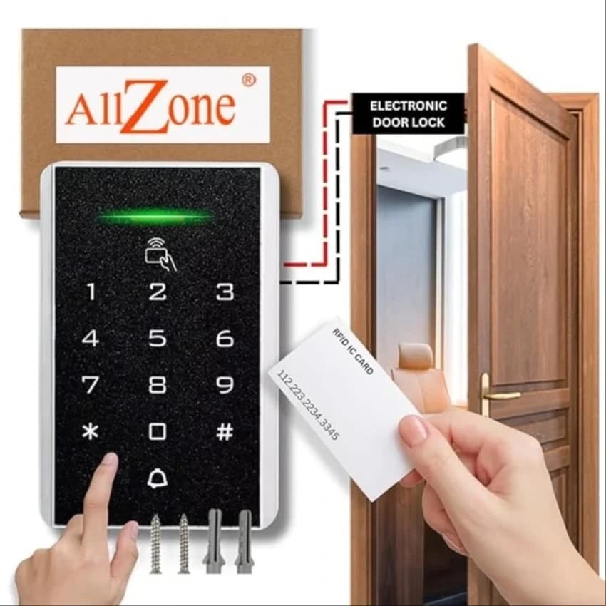 Optical Sensor Black Rfid Card Reader Door Access Control Keypad, USB, Model Name/Number: AZ-SA32B