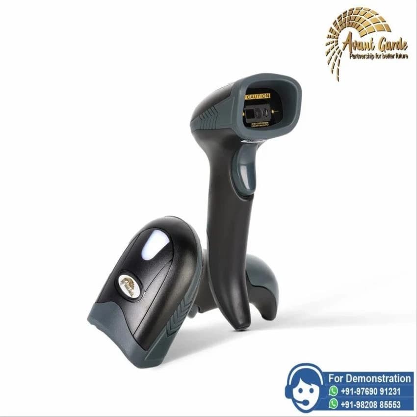 Avant Garde AG-8855 2D Wired Barcode Scanner (Model No-AG88552D), Handheld