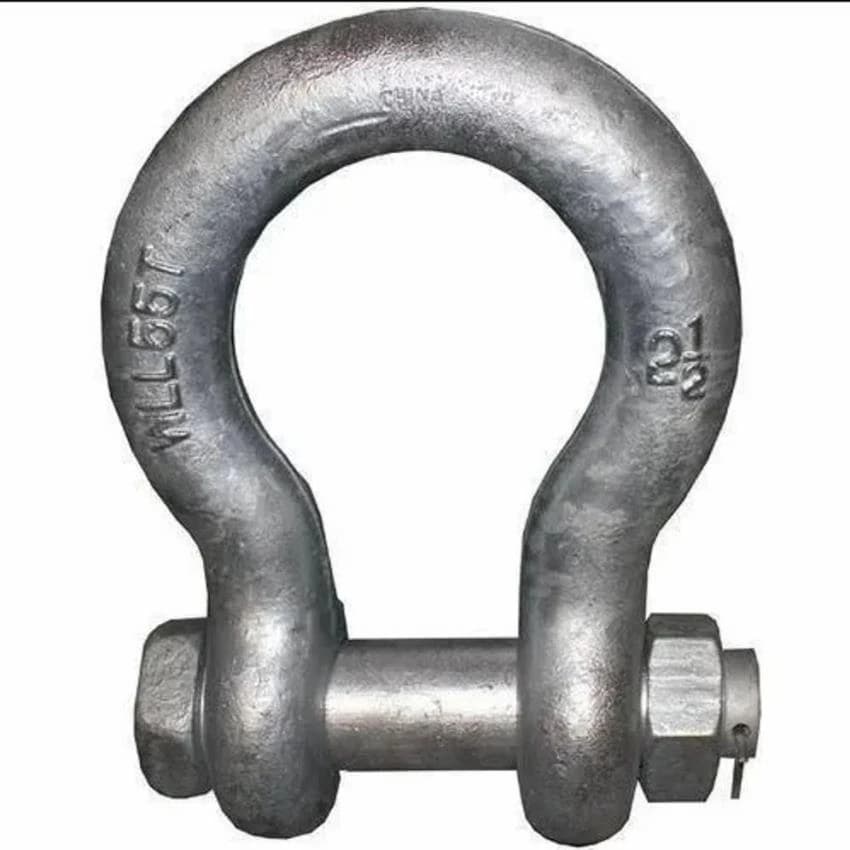 Material: Alloy Steel D Shackles Bow Shackles, For Lifting Pulling Towing