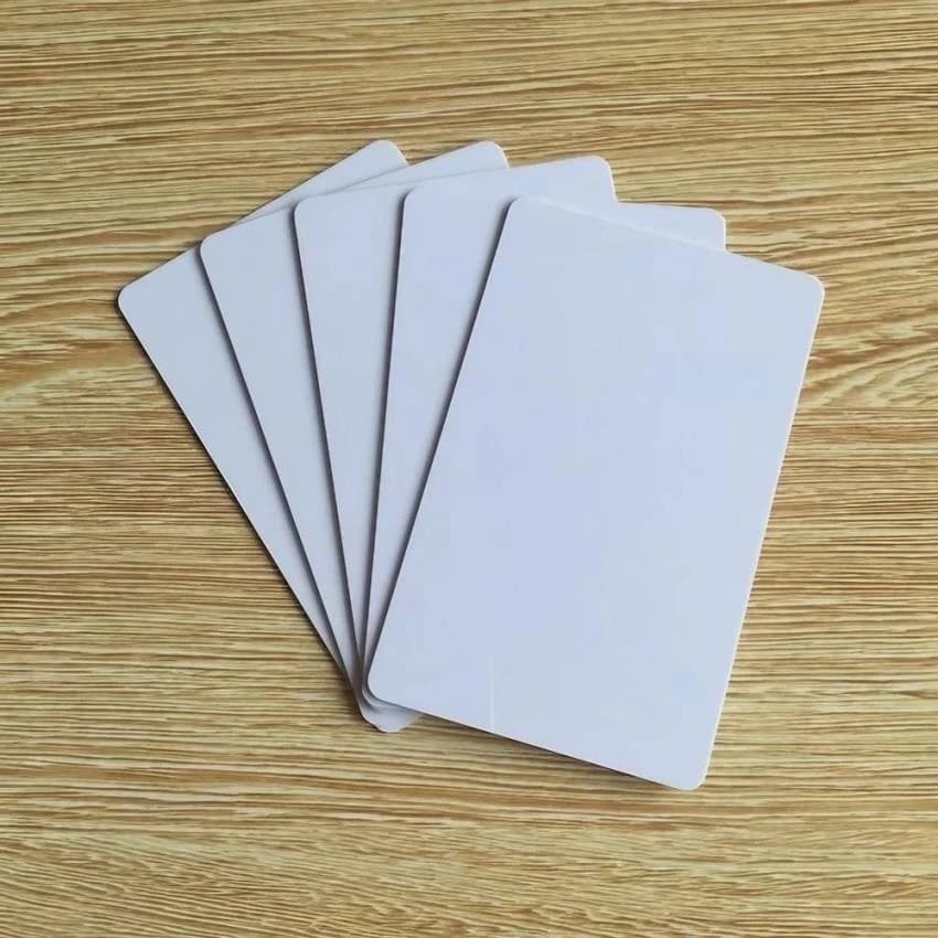 White PVC BLANK CARD, Size: Normal Smart Card, Barcode