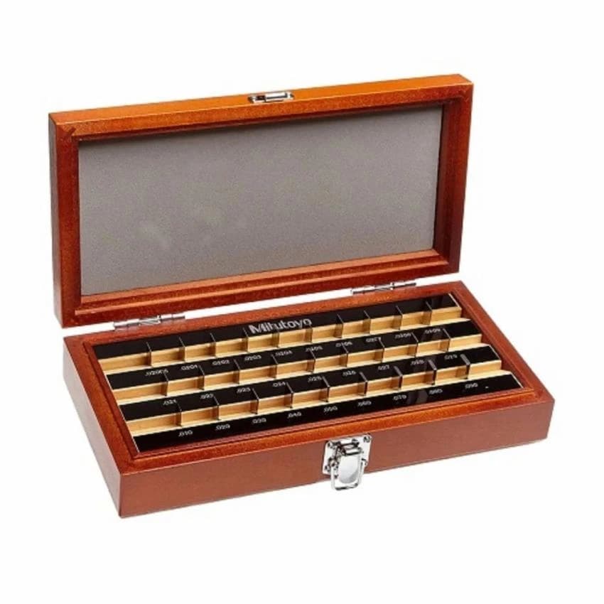 Alloy Steel Mitutoyo 32 Pcs. Slip Gauge Set, Model Name/Number: 516-967-10
