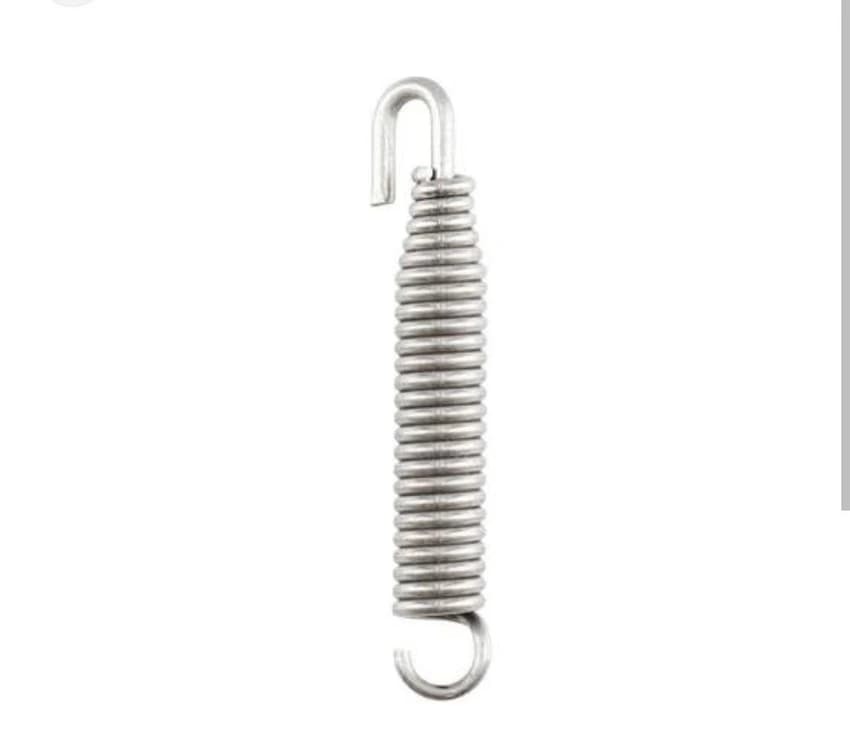 Black Exhaust Pipe Spring, For Industrial