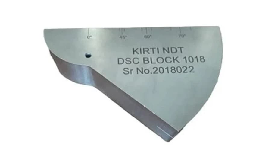 DSC Ultrasonic Calibration Block