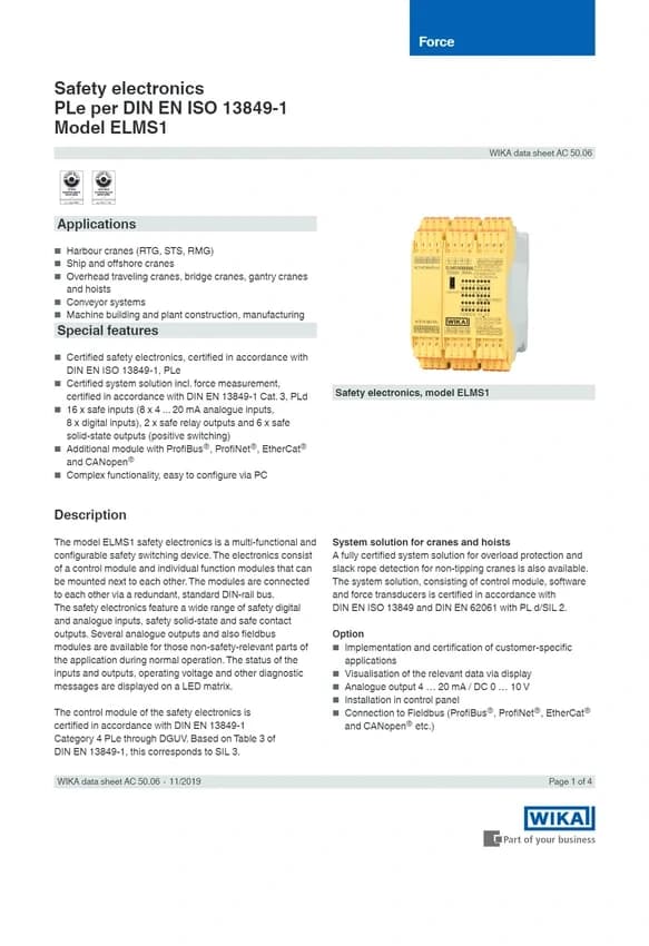 Analog & digital Safety Electronic