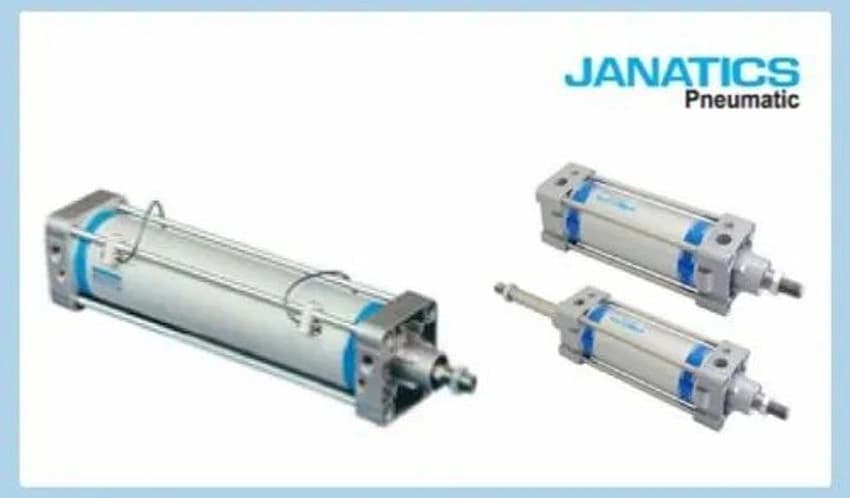 Stainless Steel Air Janatics Pneumatic Cylinder, Base Shape: Square, Dimension/Size: 32x100