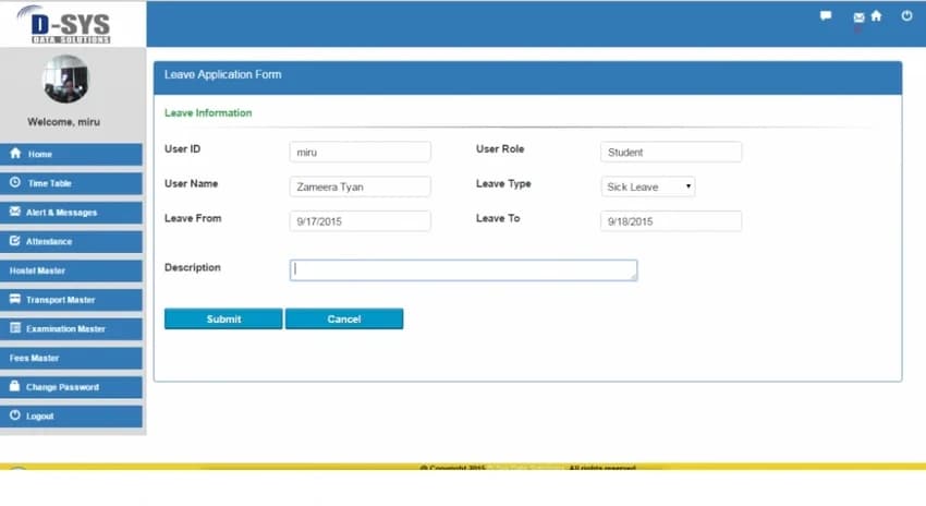 Leave Management System Software