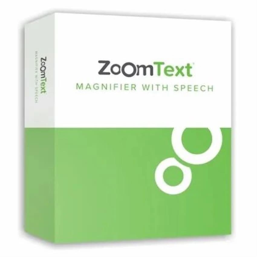ZoomText Screen Magnifier with Speech Application Software