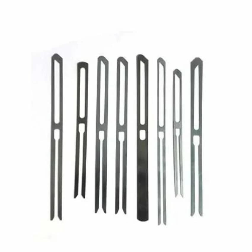 Grey. Silver Drop Pins