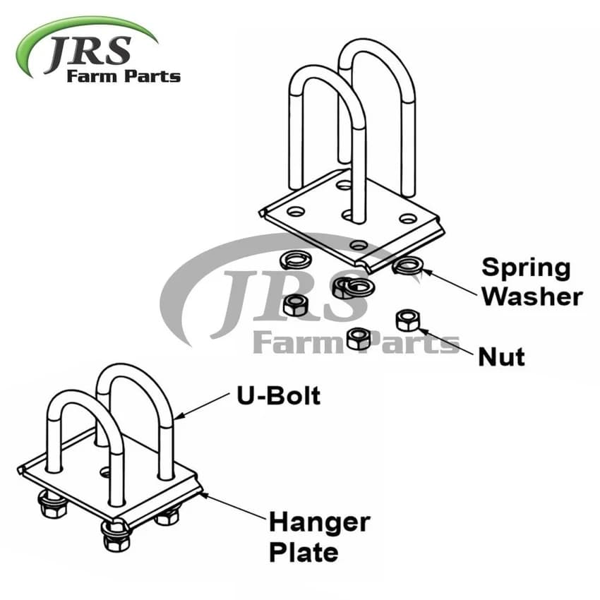 U Bolt Kit / U Bolt Kit 3"" / U Bolt with Nut & Washer / U Bolt with Plate / Trailer Linkage Parts