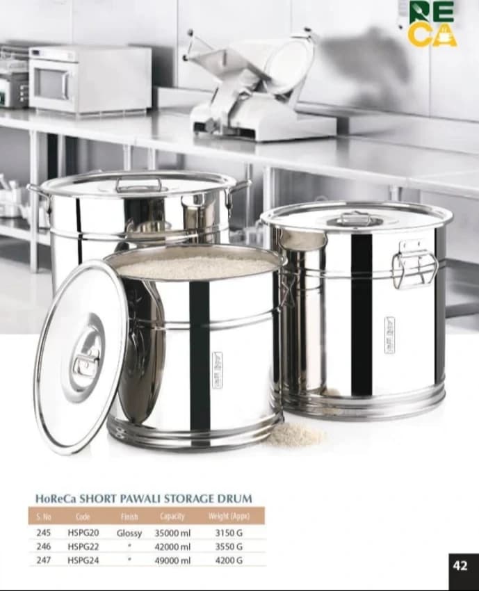 HoReCa Short Pawali Storage Drum