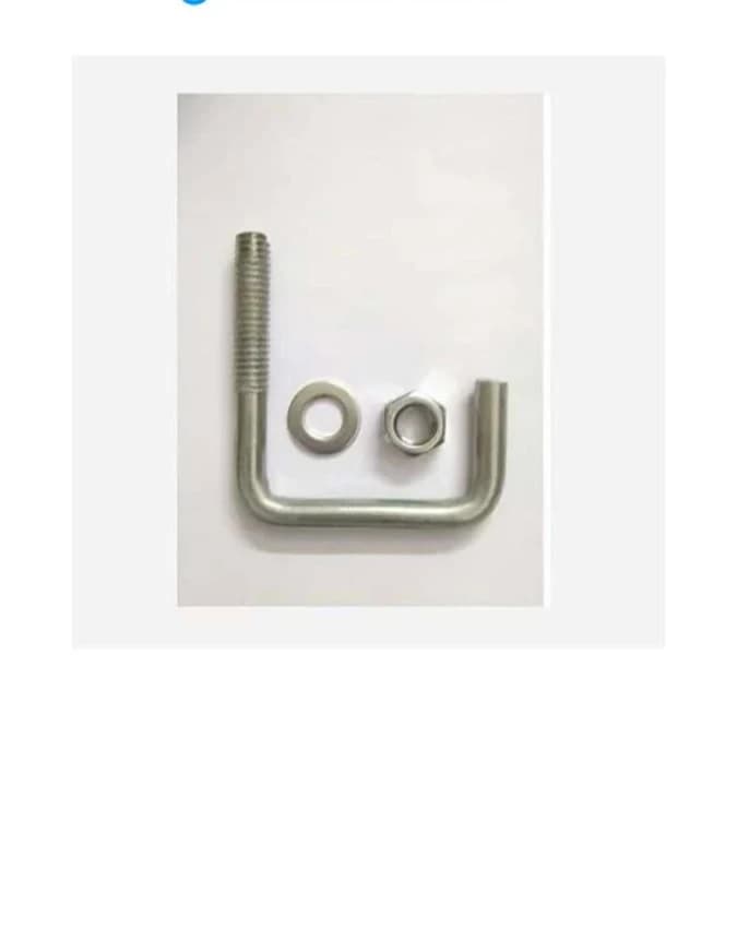 Stainless Steel Ss 304 J Bolt For Solar, Diameter: 8 mm