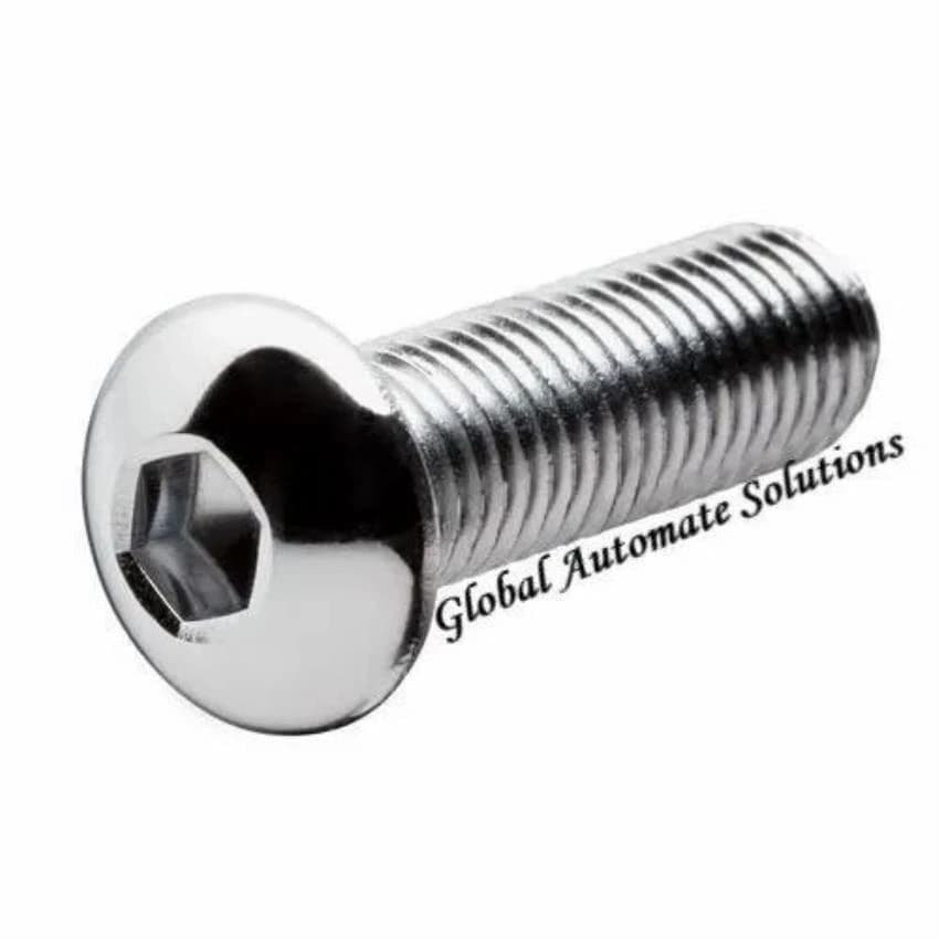 Mild Steel Button Head Screw Connector For Aluminium Profiles