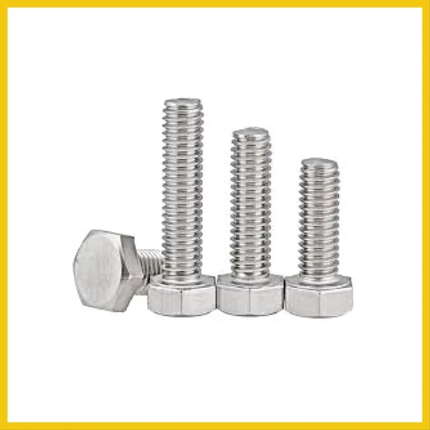 High Tensile Hex Head Bolts DIN 933 ISO 4017, For Industrial