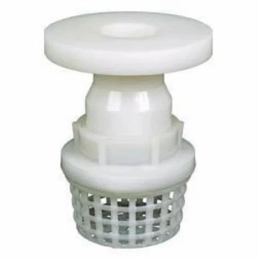PP Foot Valve Flange End, For Pipe Fittings, Size: 1"" To 4""