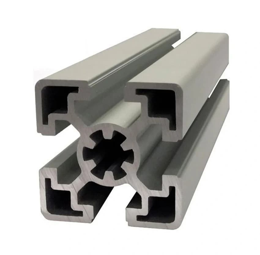 Aluminium Profile PG40 40 x 40 3 slots (SW), 30x30 mm